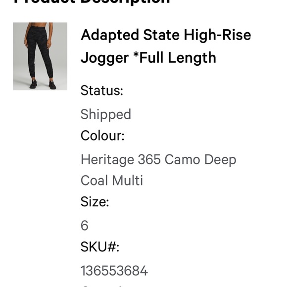 Lululemon Adapted State High-Rise
Jogger *Full Length 6 - Picture 2 of 13